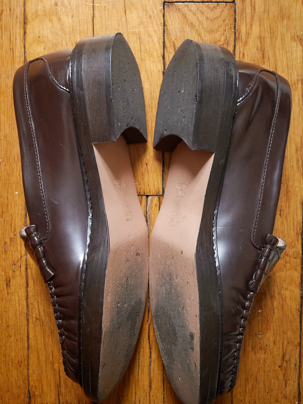 J Crew Women’s  Penny Loafers in Dark Brown - Picture 5 of 6